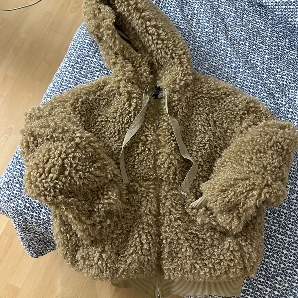 Urban Outfitters Tan Sherpa Jacket